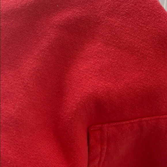 Women’s champion reverse weave hoodie in scarlet - Picture 3 of 4